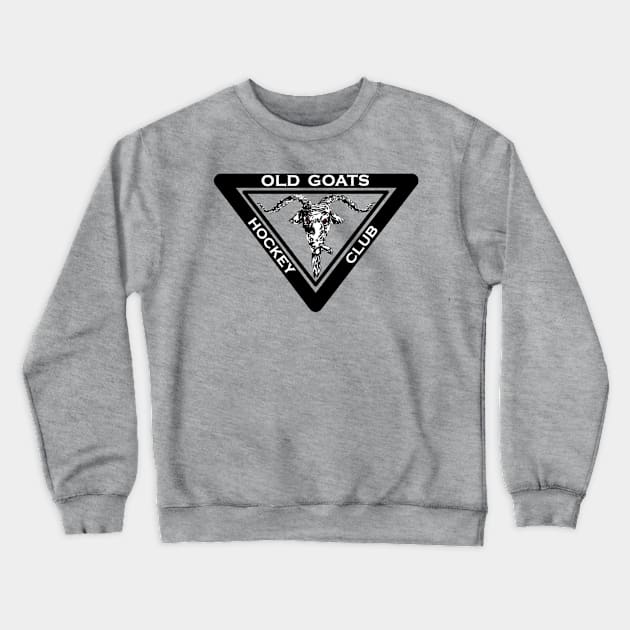 Old Goats Hockey Club Crewneck Sweatshirt by unhuman